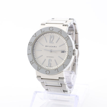 Bvlgari Bvlgari Bvlgari BB38WSSD AUTO L8718 SS AT Silver-Face Watch