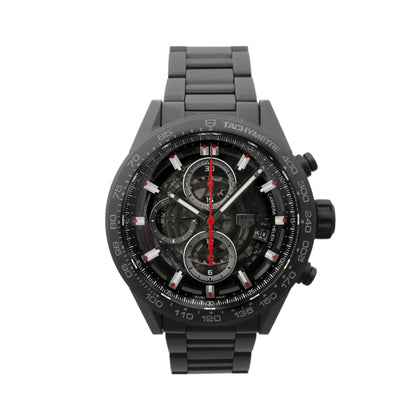 TAG Heuer Carrera Heuer 01 CAR2090.BH0729 WPD0400 CE AT Skeleton Dial Watch