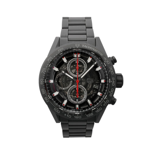 TAG Heuer Carrera Heuer 01 CAR2090.BH0729 WPD0400 CE AT Skeleton Dial Watch