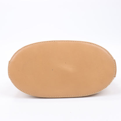 Bvlgari Bvlgari Canvas Handbag in Beige