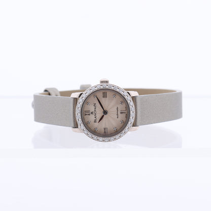 Blancpain Lady Bird 814 WG & Leather AT Silver-Face Watch N00062001 92R0A052A