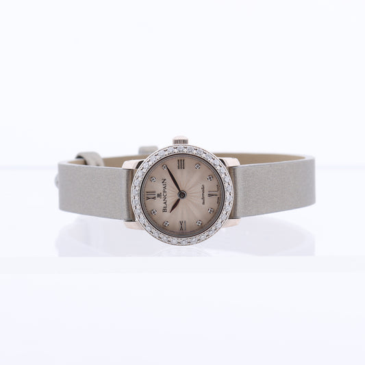 Blancpain Lady Bird 814 WG & Leather AT Silver-Face Watch N00062001 92R0A052A