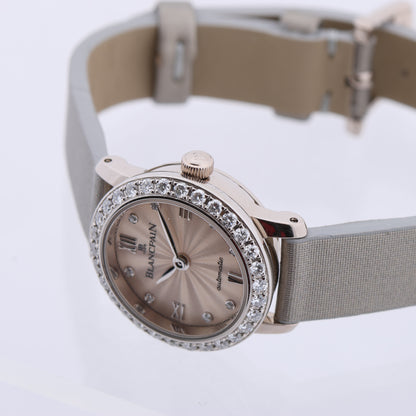 Blancpain Lady Bird 814 WG & Leather AT Silver-Face Watch N00062001 92R0A052A