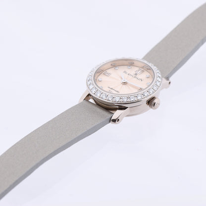 Blancpain Lady Bird 814 WG & Leather AT Silver-Face Watch N00062001 92R0A052A