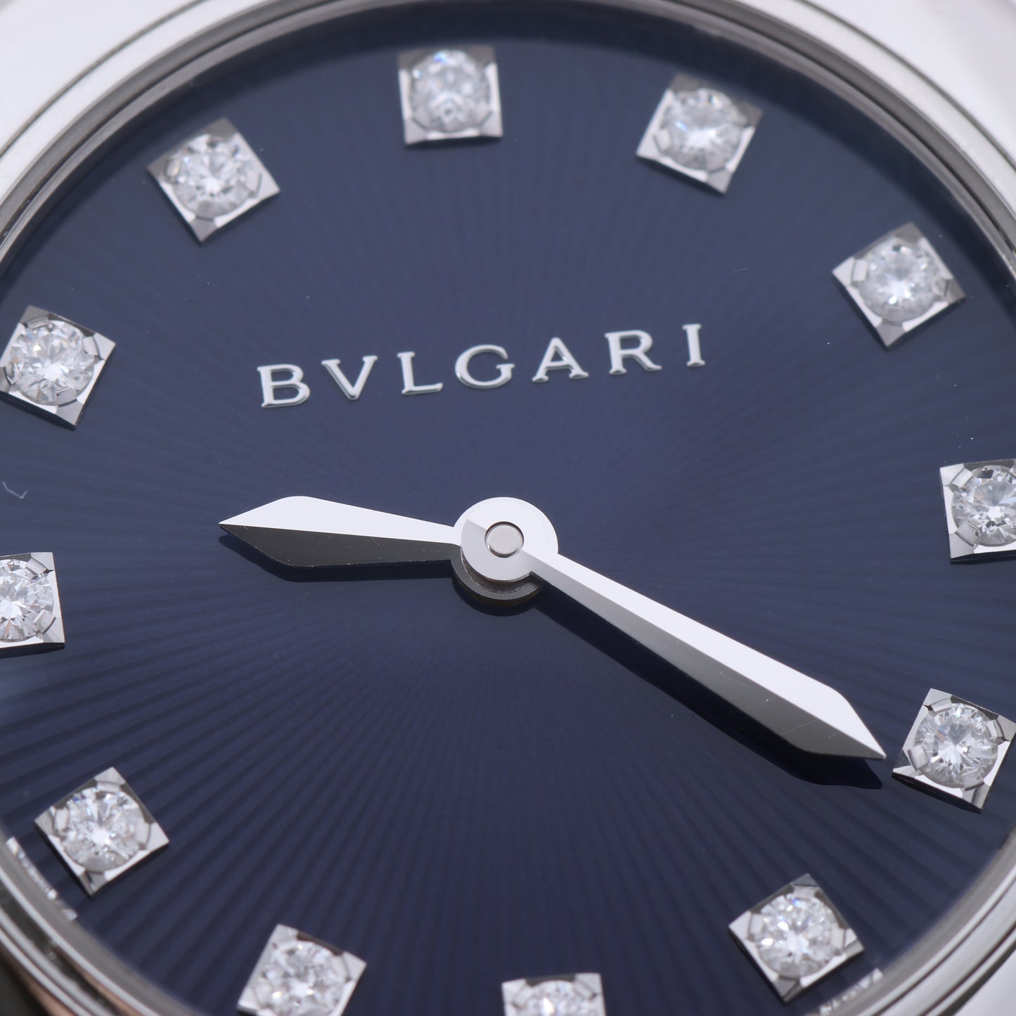 Bvlgari Lucea LU28S L4136 SS QZ Blue-Face Watch