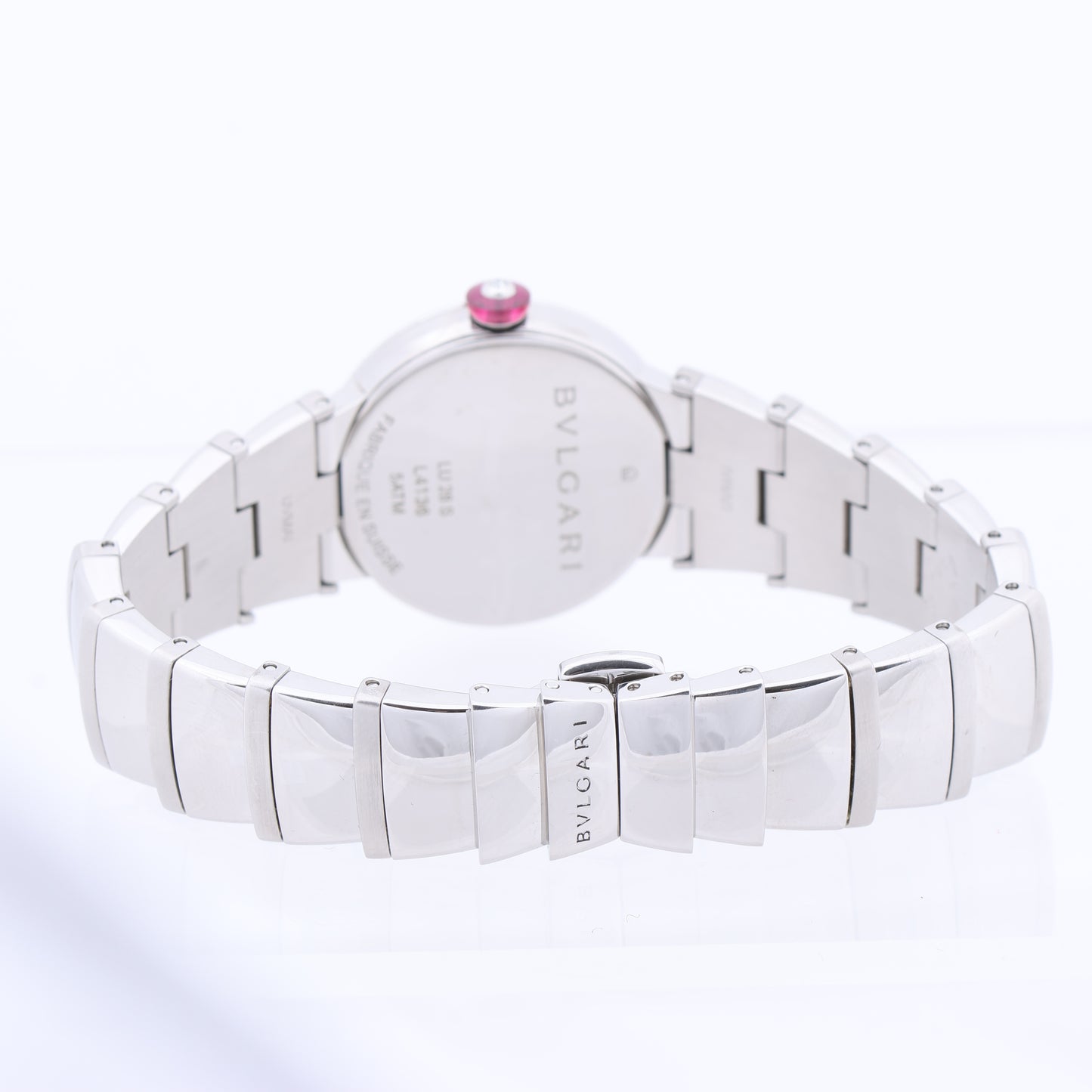 Bvlgari Lucea LU28S L4136 SS QZ Blue-Face Watch