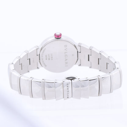 Bvlgari Lucea LU28S L4136 SS QZ Blue-Face Watch