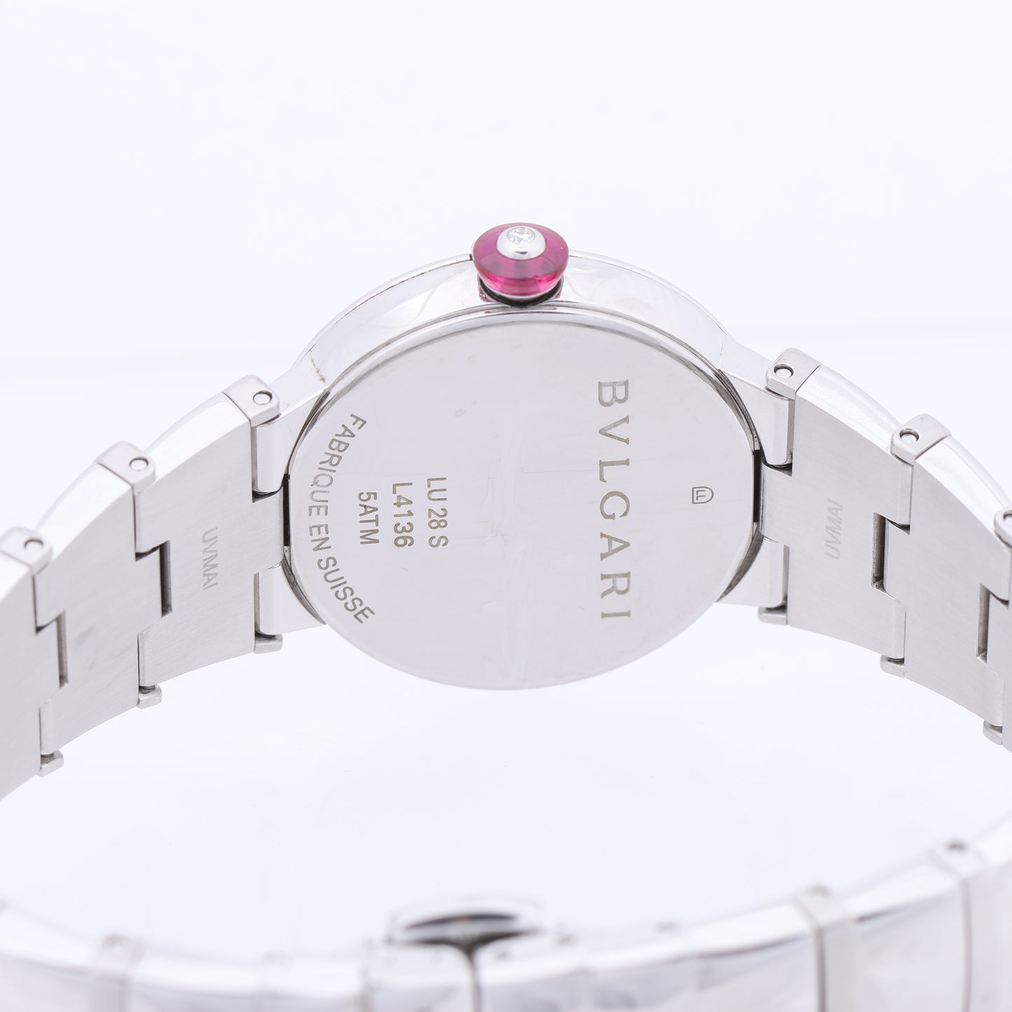 Bvlgari Lucea LU28S L4136 SS QZ Blue-Face Watch