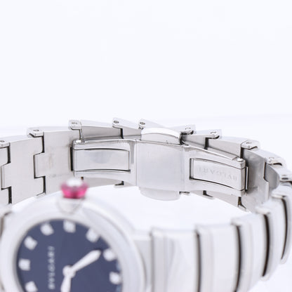 Bvlgari Lucea LU28S L4136 SS QZ Blue-Face Watch