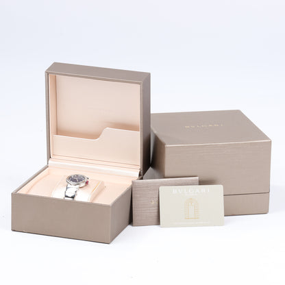 Bvlgari Lucea LU28S L4136 SS QZ Blue-Face Watch