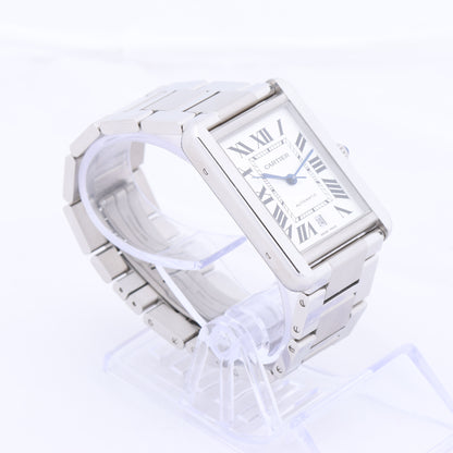 Cartier Tank Solo W5200028 3515780917TX SS AT Silver-Face Watch