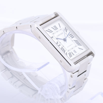 Cartier Tank Solo W5200028 3515780917TX SS AT Silver-Face Watch