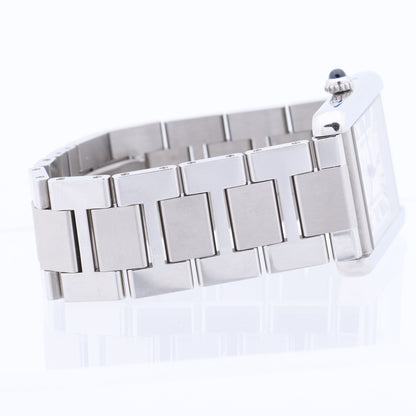 Cartier Tank Solo W5200028 3515780917TX SS AT Silver-Face Watch