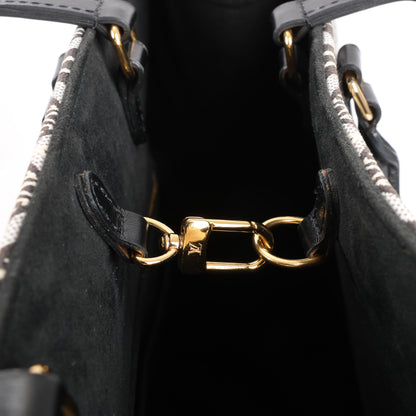 Louis Vuitton Seit 1854 OnTheGo GM Handtasche in Schwarz x Weiß M57207