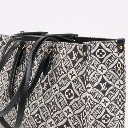 Louis Vuitton Seit 1854 OnTheGo GM Handtasche in Schwarz x Weiß M57207