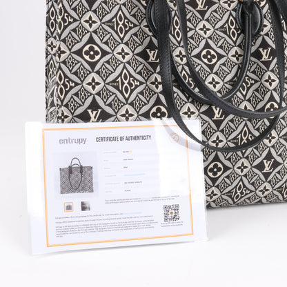 Louis Vuitton Seit 1854 OnTheGo GM Handtasche in Schwarz x Weiß M57207