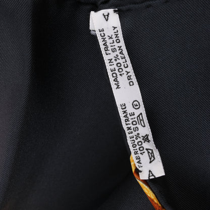 Hermès Carré 90 "ECOLE FRANCAISE D'EQUITATION" 100% Silk Scarf in Red x Black