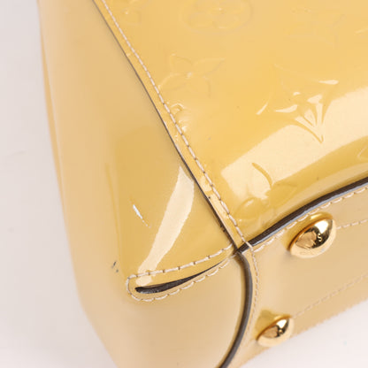 Louis Vuitton Monogram Vernis Montaigne MM Handtasche in Gelb M50169