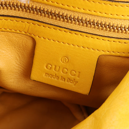 Gucci Exotenleder - Alligator Hysteria Top 2way Handtasche in Gelb