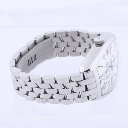 Franck Muller Master Banker 6850MB 575 SS AT Silver-Face Watch