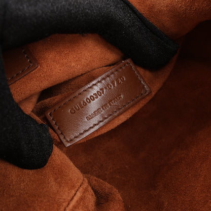 Saint Laurent Paris – Toy Shopping – 2-Wege-Handtasche in Kroko-Optik in Braun, 600307