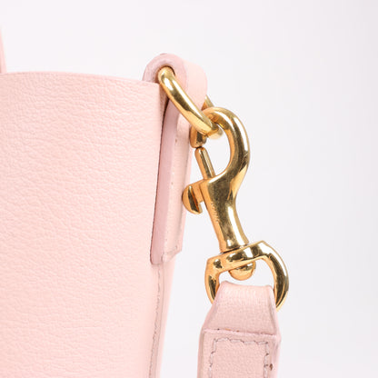 Saint Laurent Paris Toy Shopping 2-Wege-Handtasche aus Leder in Pink 498612