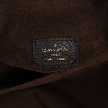 Louis Vuitton Monogram Mahina Leder Lunar GM Handtasche in Braun M97052