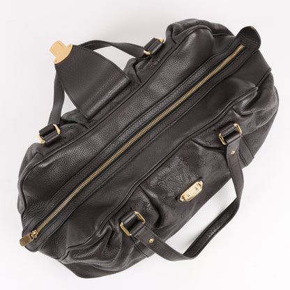Louis Vuitton Monogram Mahina Leder Lunar GM Handtasche in Braun M97052
