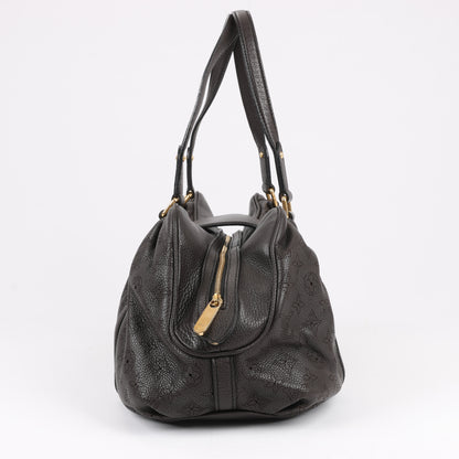 Louis Vuitton Monogram Mahina Leder Lunar GM Handtasche in Braun M97052
