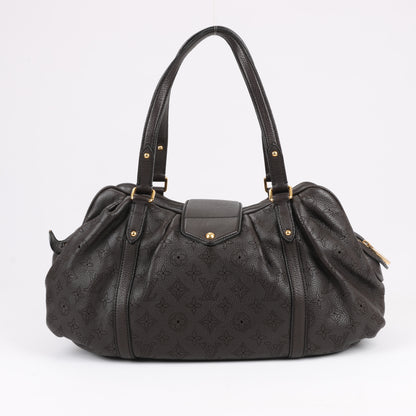 Louis Vuitton Monogram Mahina Leder Lunar GM Handtasche in Braun M97052