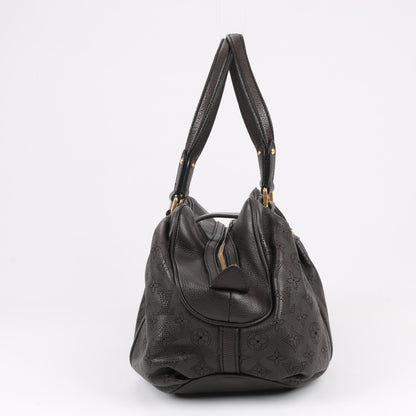 Louis Vuitton Monogram Mahina Leder Lunar GM Handtasche in Braun M97052