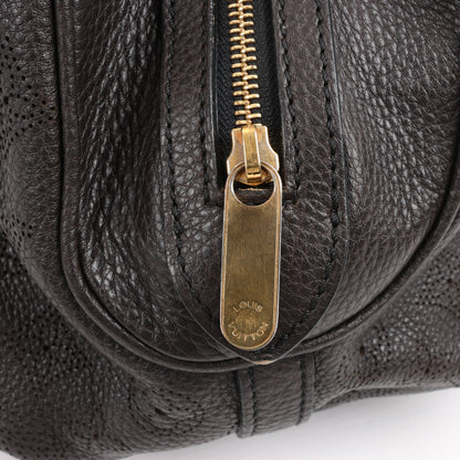 Louis Vuitton Monogram Mahina Leder Lunar GM Handtasche in Braun M97052