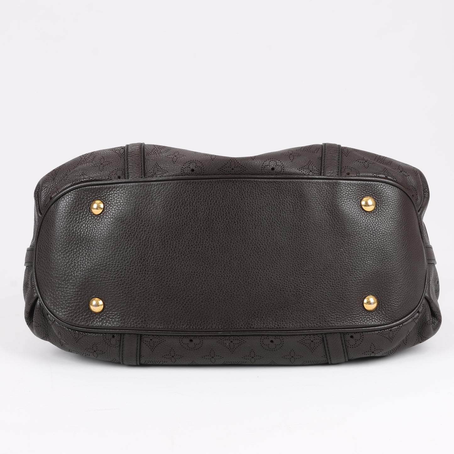 Louis Vuitton Monogram Mahina Leder Lunar GM Handtasche in Braun M97052