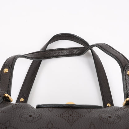 Louis Vuitton Monogram Mahina Leder Lunar GM Handtasche in Braun M97052