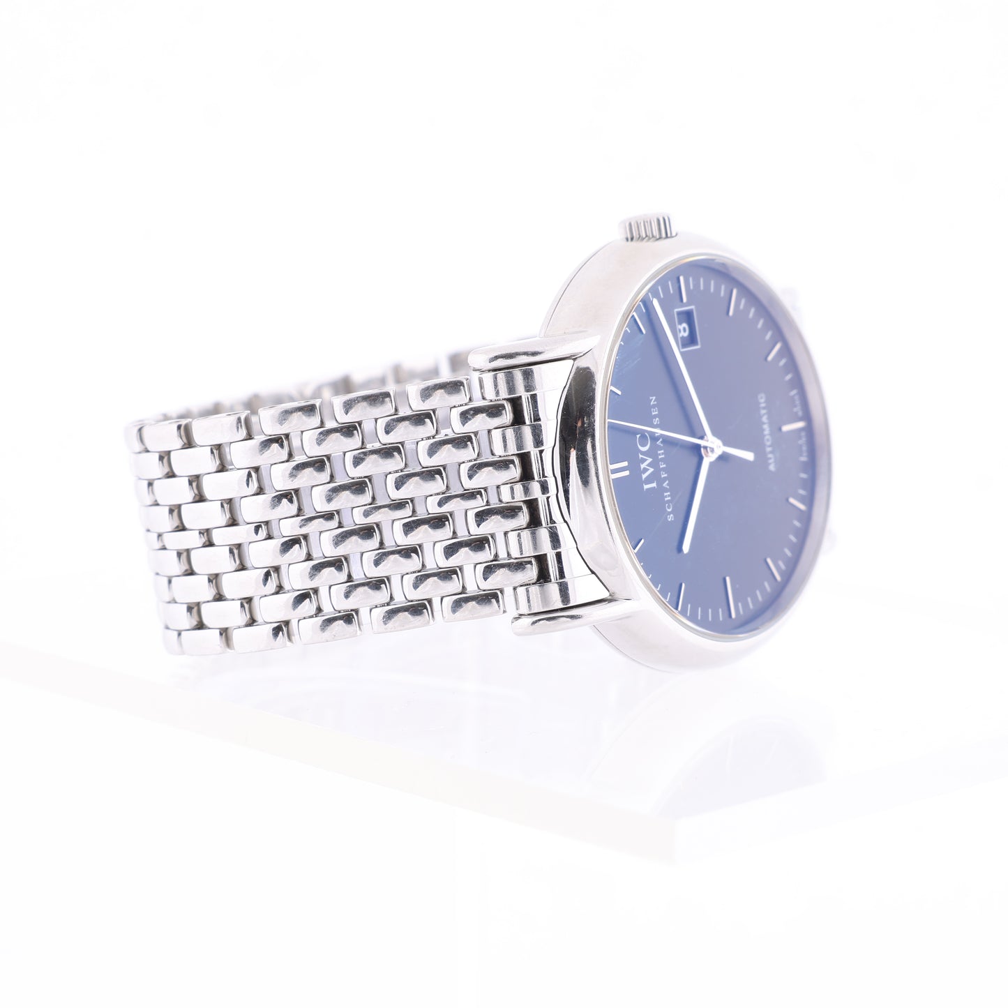IWC Portofino IW353306 3094509 SS AT Black Dial Watch