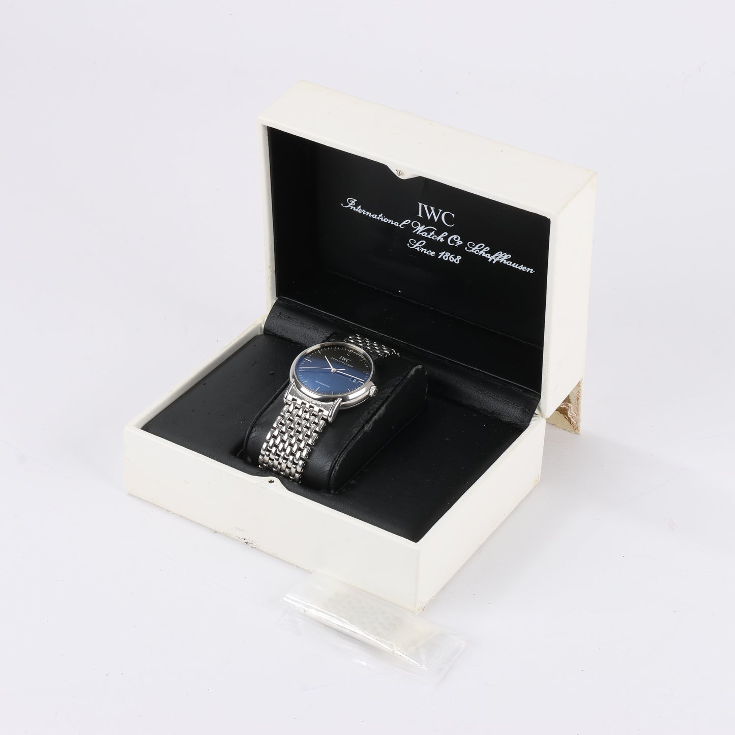 IWC Portofino IW353306 3094509 SS AT Black Dial Watch