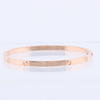 Cartier Love SM Bracelet 750(PG) 16.8g 16