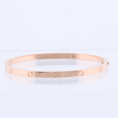 Cartier Love SM Bracelet 750(PG) 16.8g 16