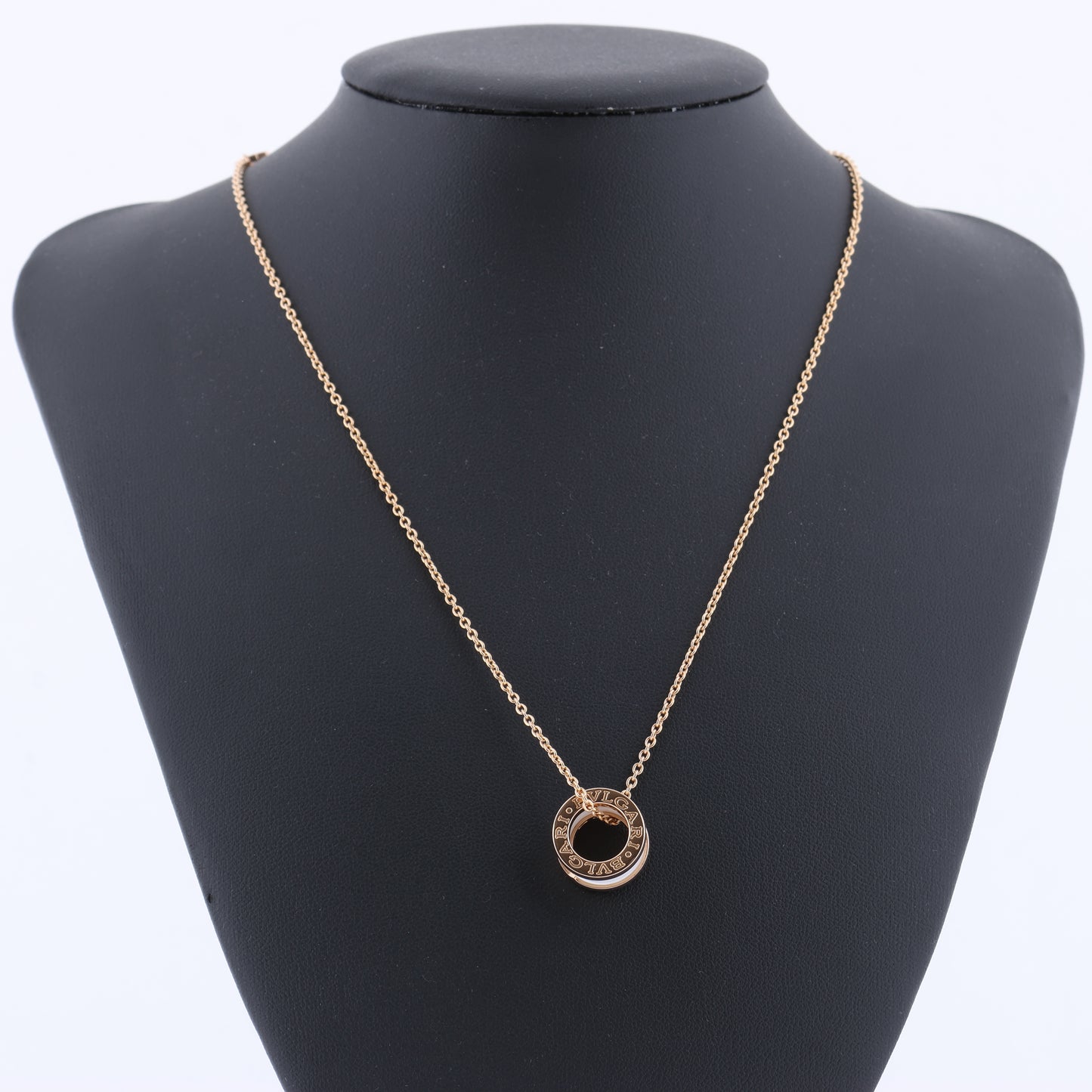 Bvlgari B.Zero 1 Necklace 750 (PG) × Ceramic 12.1g 346082