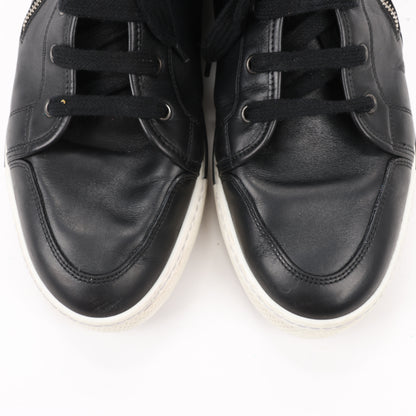 Hermès – High-Top-Sneakers aus Leder mit seitlichem Reißverschluss in Schwarz, Größe 42 EU 182355ZH