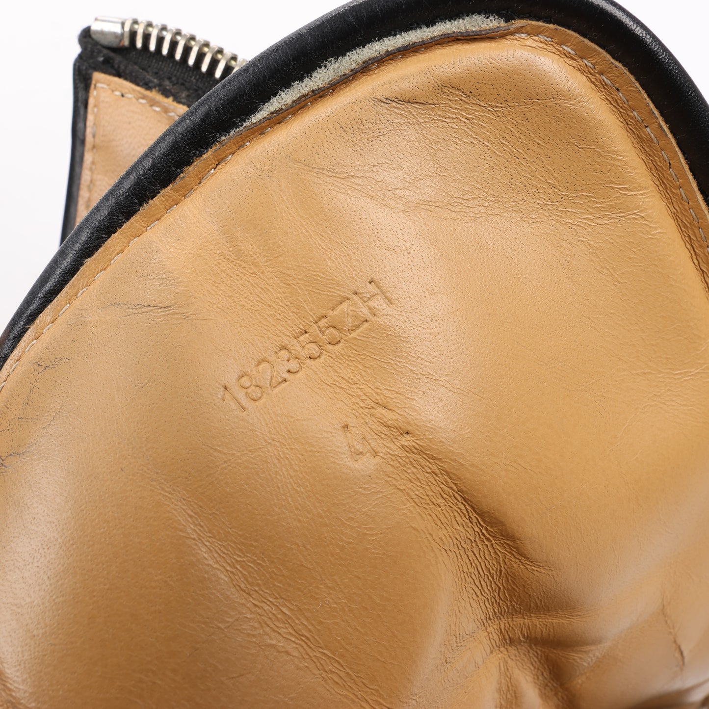 Hermès – High-Top-Sneakers aus Leder mit seitlichem Reißverschluss in Schwarz, Größe 42 EU 182355ZH