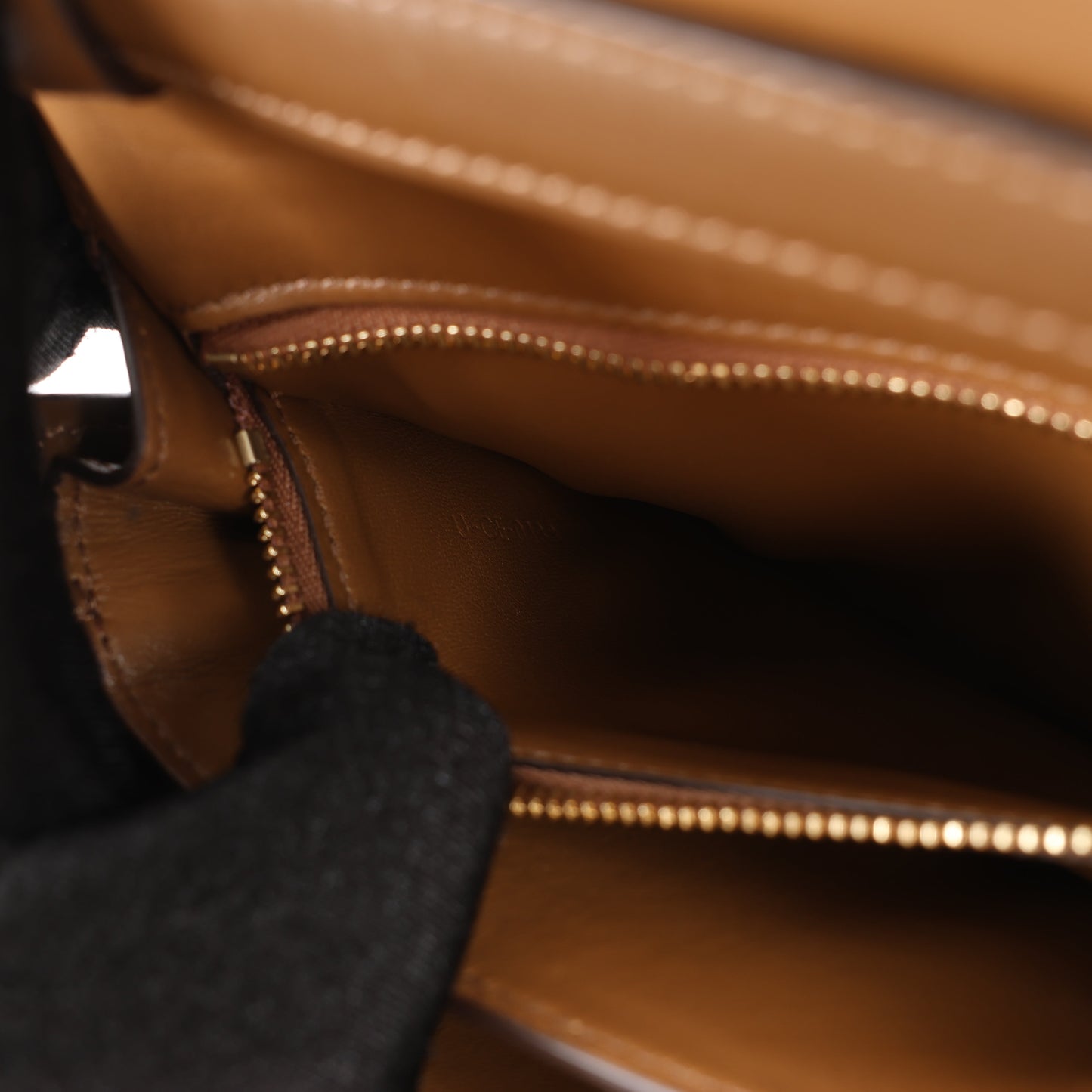 Petit sac à bandoulière en cuir Celine Classic Box marron