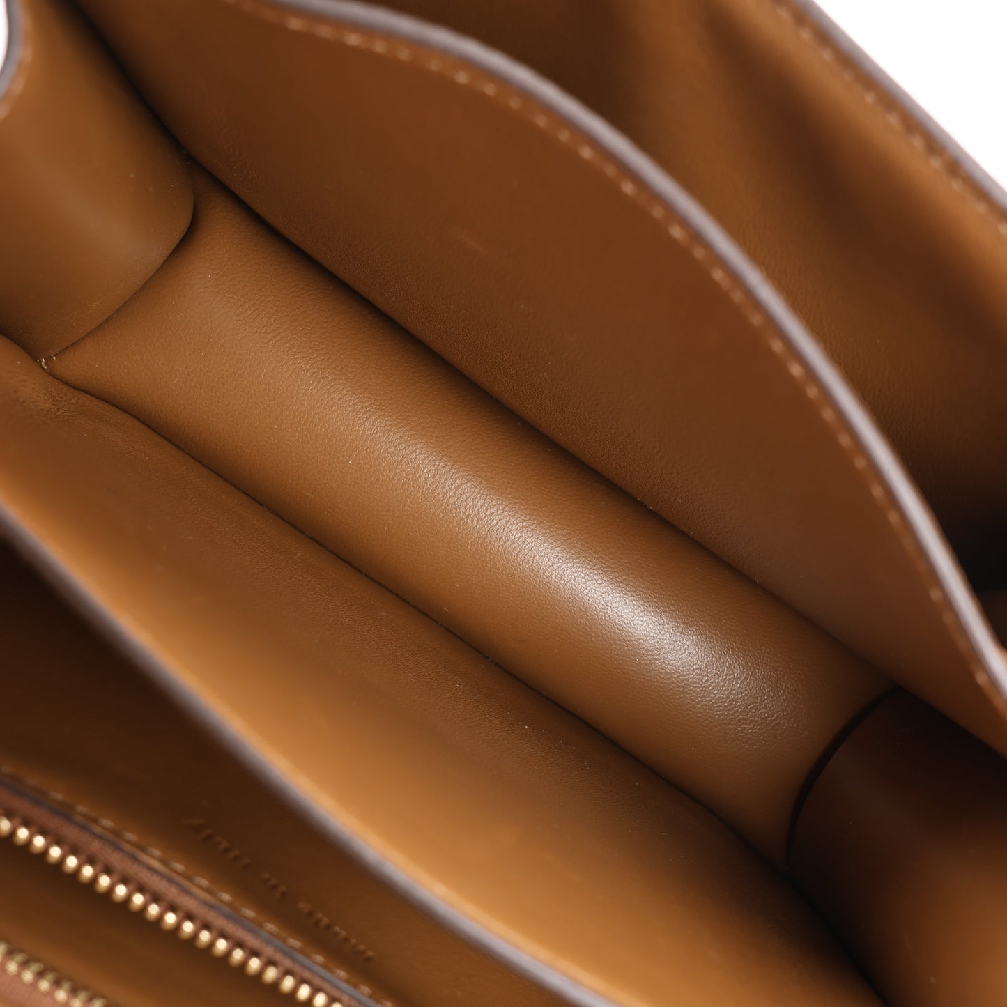 Petit sac à bandoulière en cuir Celine Classic Box marron