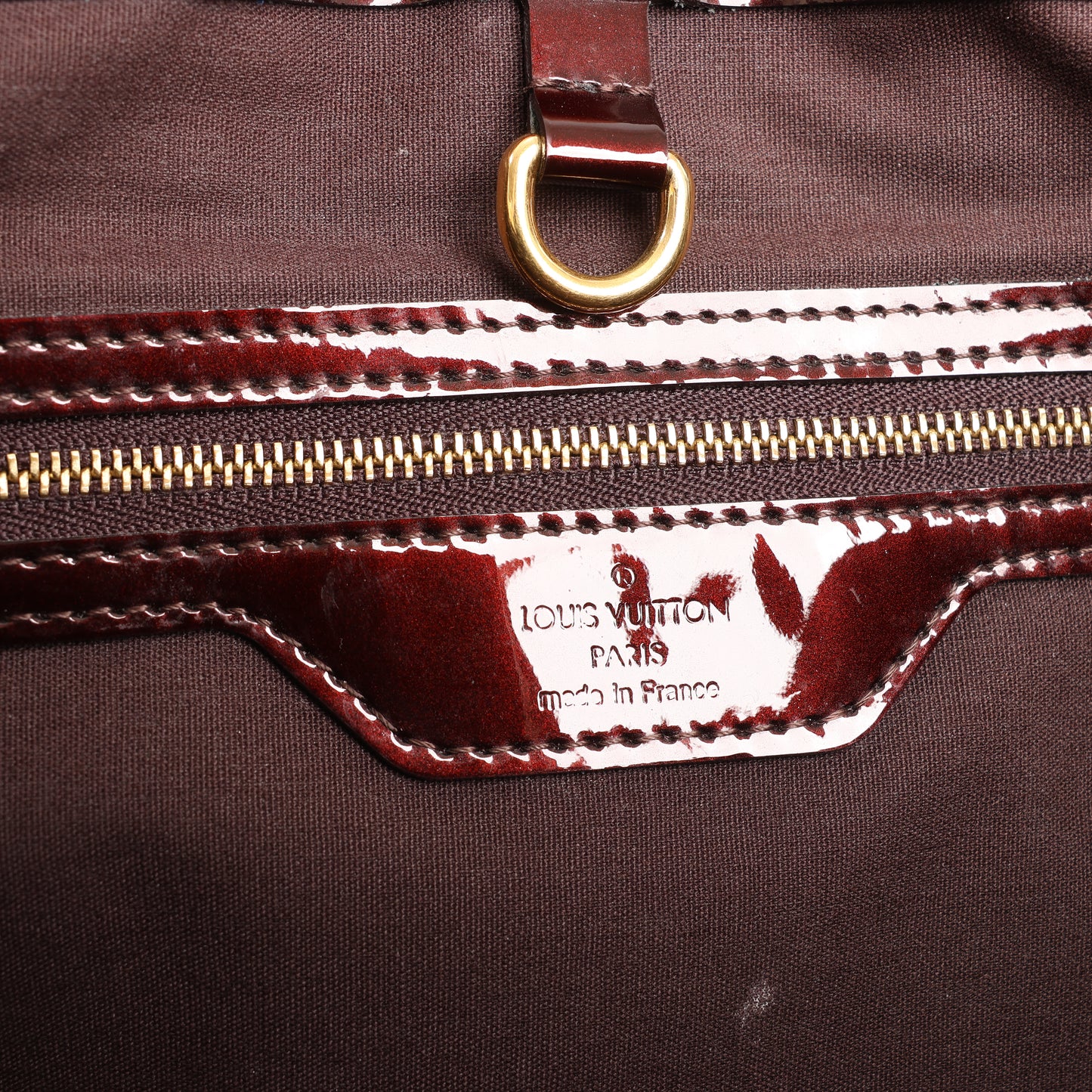 Louis Vuitton Monogramm Vernis Wilshire MM Handtasche in Amarante