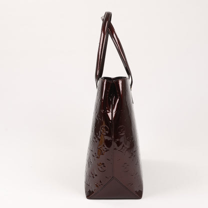 Louis Vuitton Monogramm Vernis Wilshire MM Handtasche in Amarante