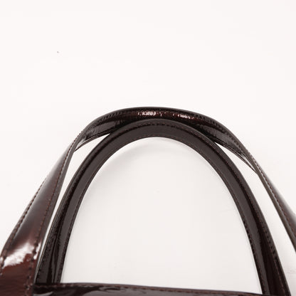 Louis Vuitton Monogramm Vernis Wilshire MM Handtasche in Amarante