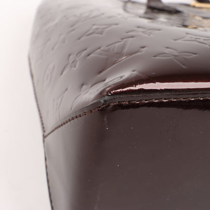 Louis Vuitton Monogramm Vernis Wilshire MM Handtasche in Amarante