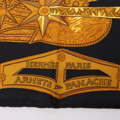 Hermès Carré 90 Seidenschal „ARMETS en PANACHE“.