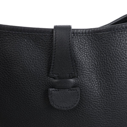 Hermes Evelyne 1 33 GM Taurillon Clemence Schwarz Silber Metallbeschläge G:2003