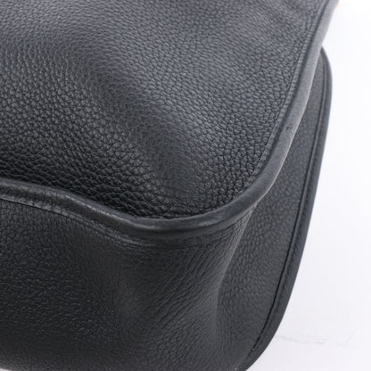 Hermes Evelyne 1 33 GM Taurillon Clemence Schwarz Silber Metallbeschläge G:2003